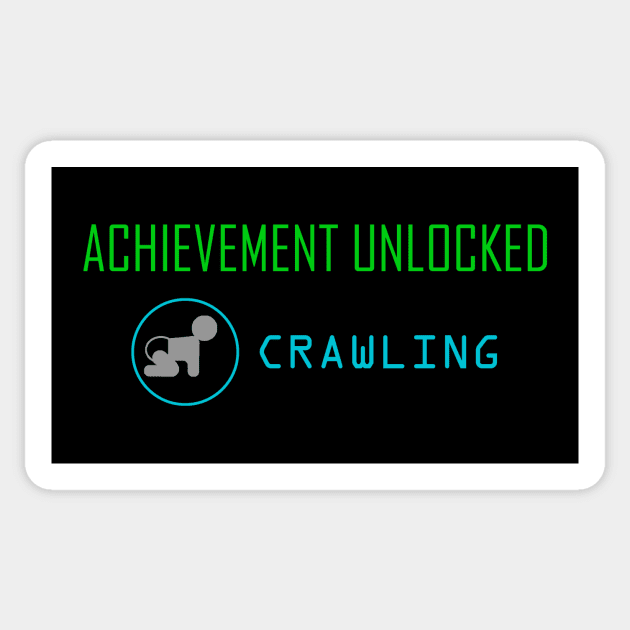 Baby Achievement - Crawling Sticker by Jaq of All